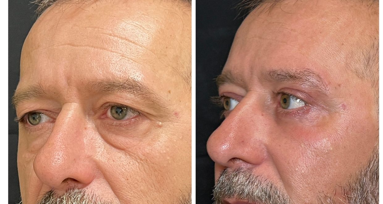 Antes y después - blefaroplastia